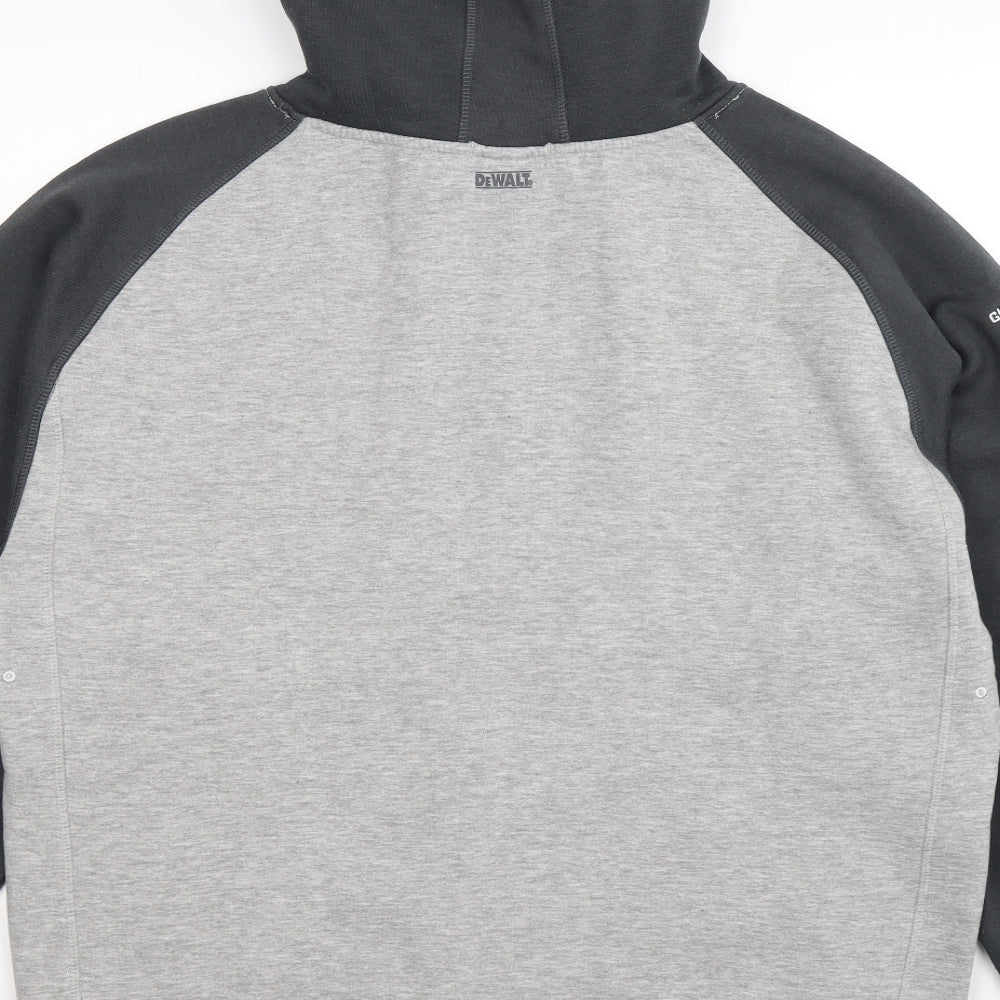 DEWALT Mens Grey   Pullover Hoodie Size XL