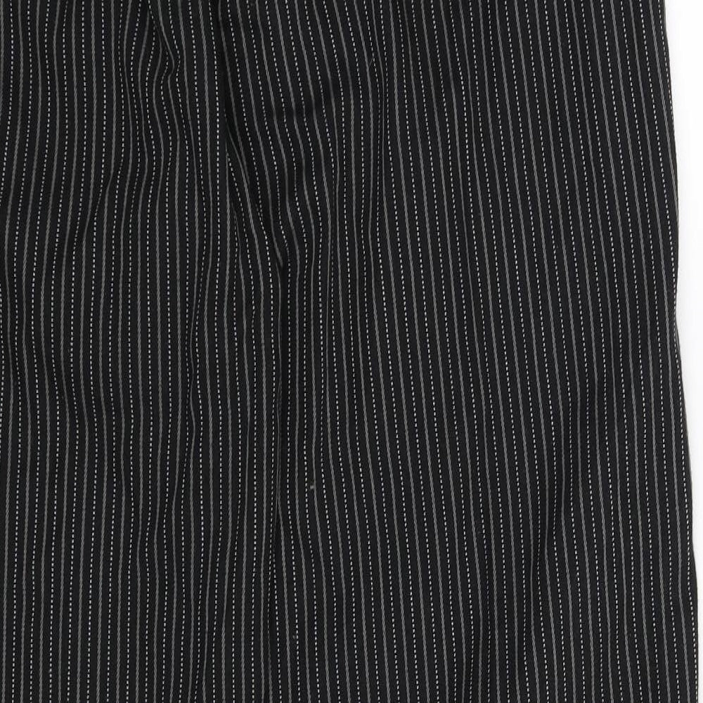 Chef Works Mens Black Striped  Trousers  Size 34 L33 in
