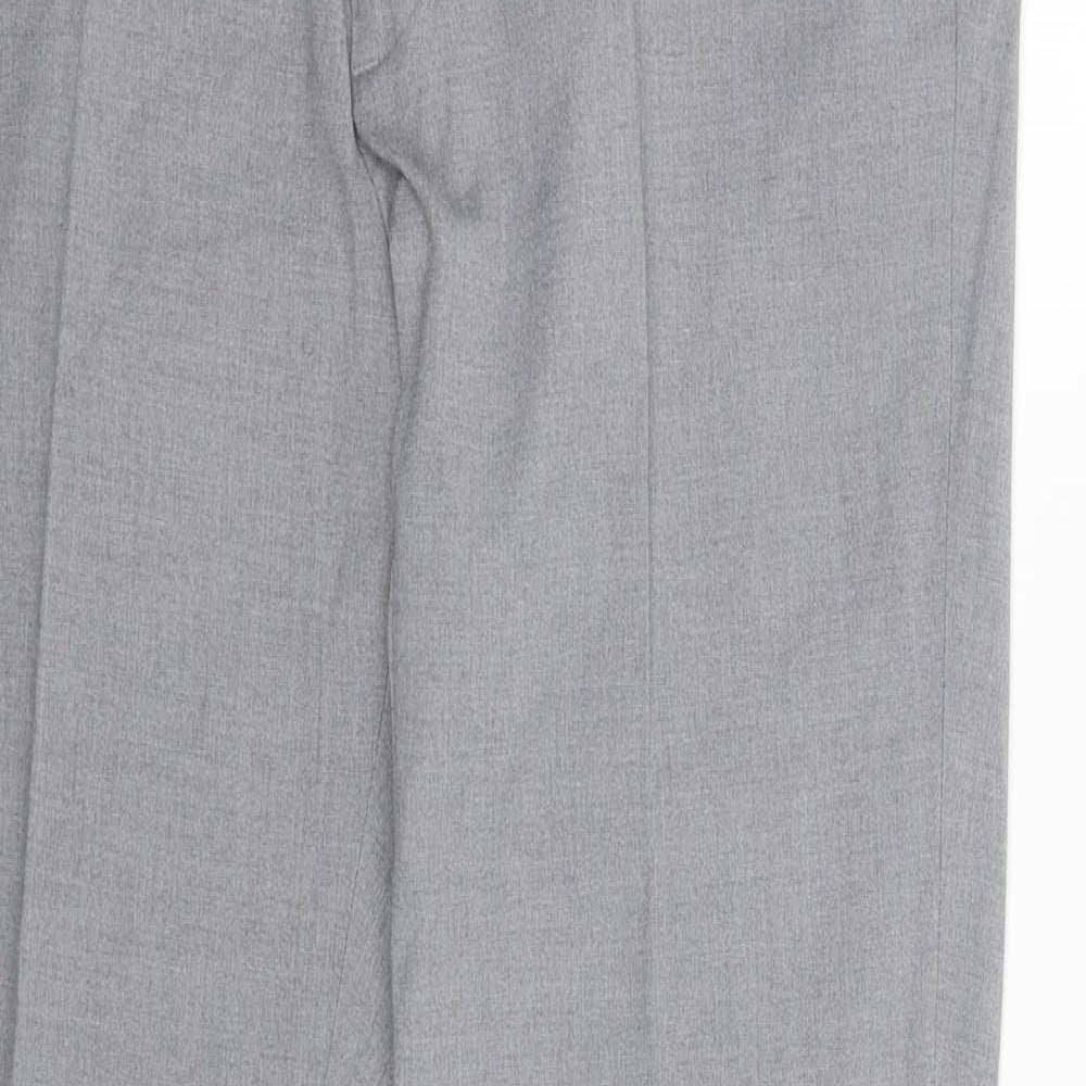 Albion Mens Grey   Dress Pants Trousers Size 34 L31 in