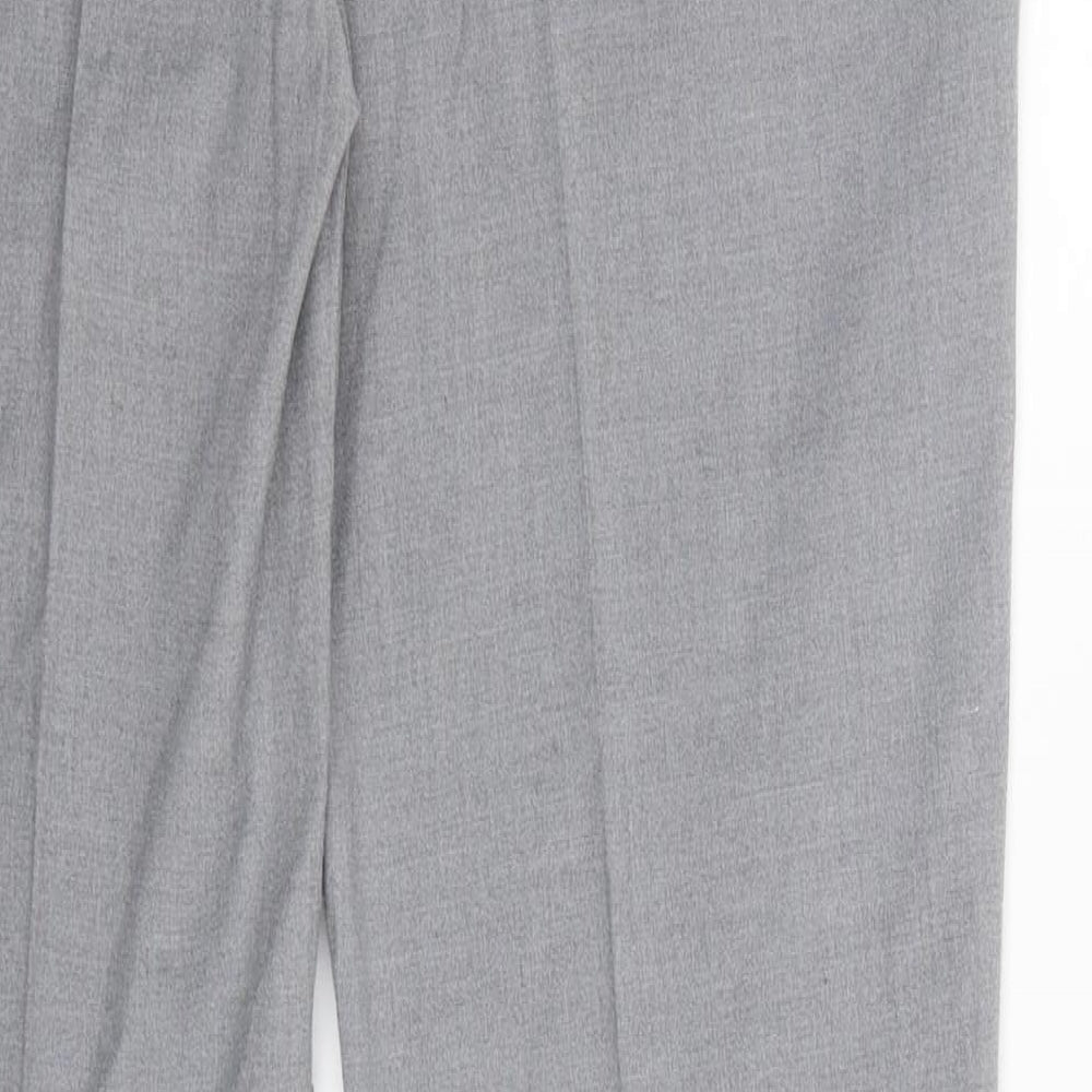 Albion Mens Grey   Dress Pants Trousers Size 34 L31 in
