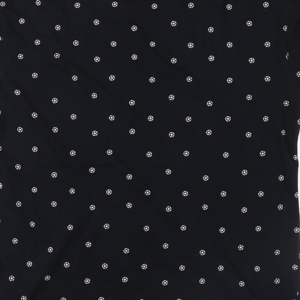 Topman Mens Black Polka Dot   T-Shirt Size M