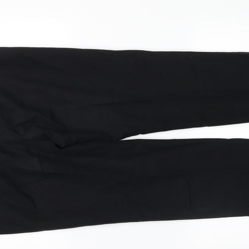 Calvin Klein Womens Black   Chino Trousers Size 14 L30 in