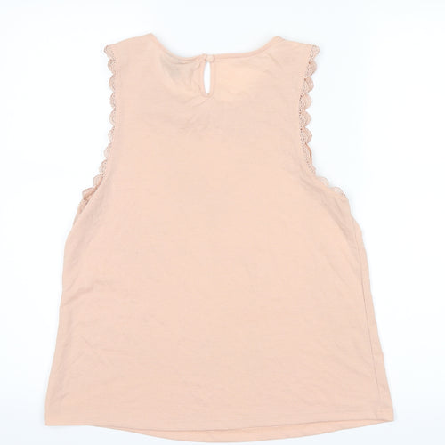 Topshop Womens Beige   Basic Blouse Size 10