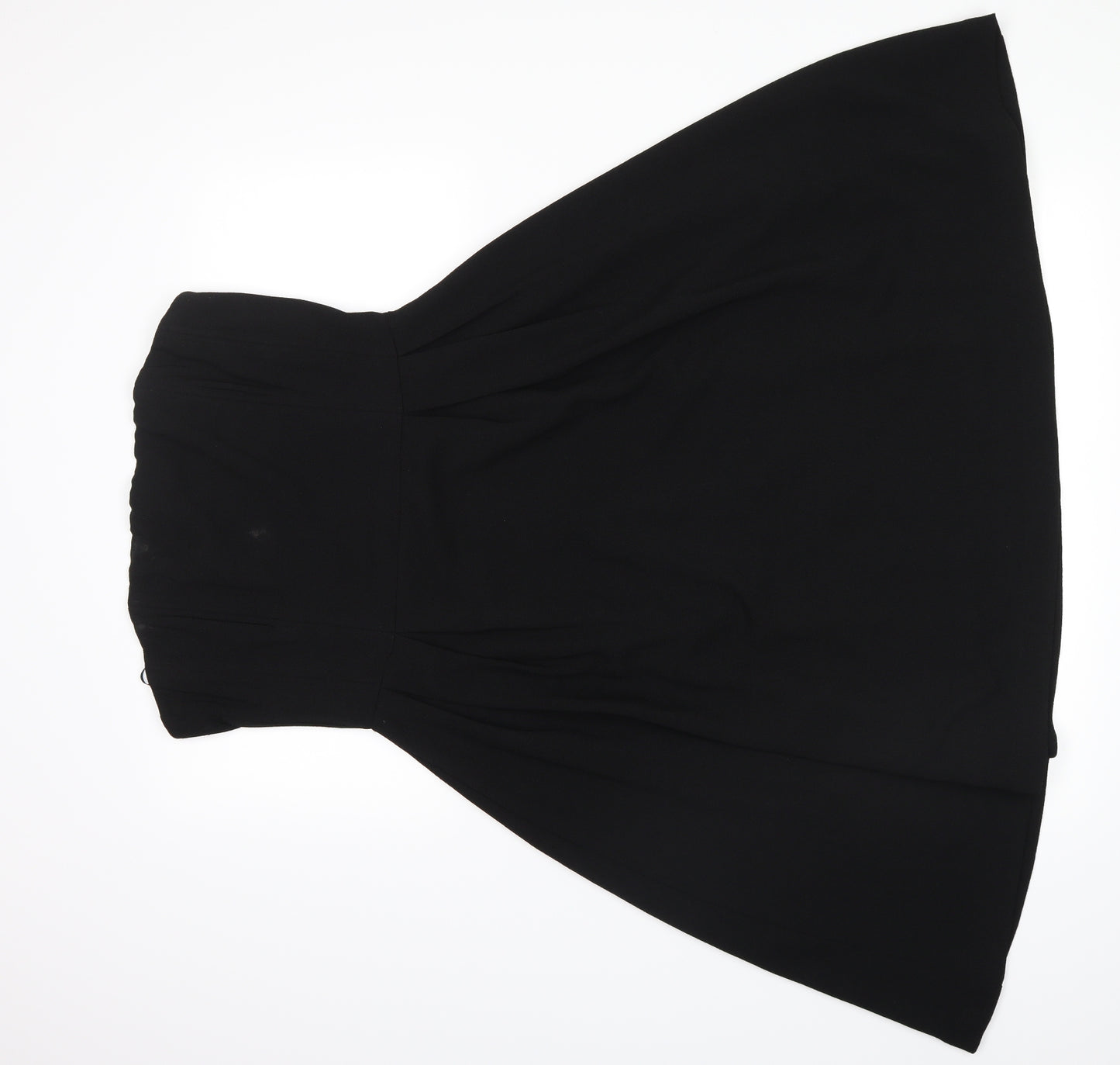 H&M Womens Black   Skater Dress  Size 14