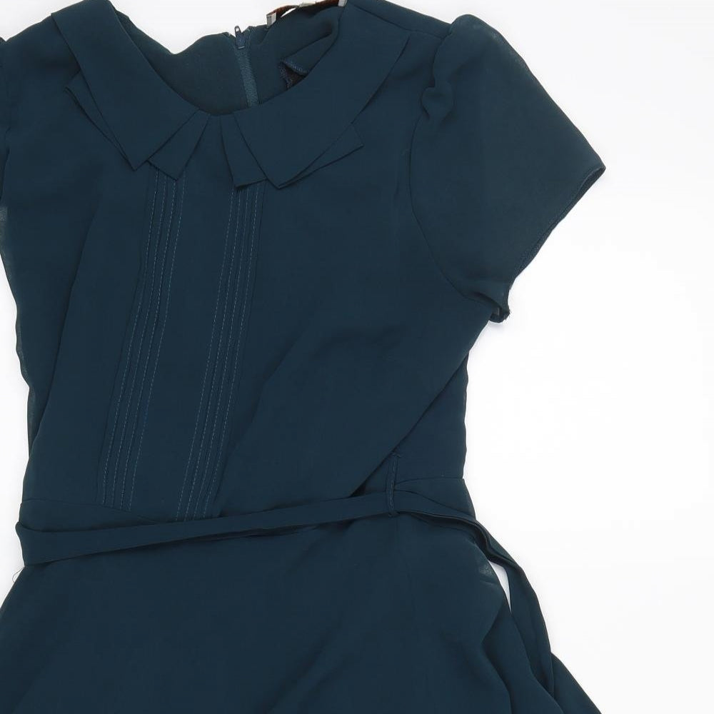 Billie & Blossom Womens Green   Skater Dress  Size 12