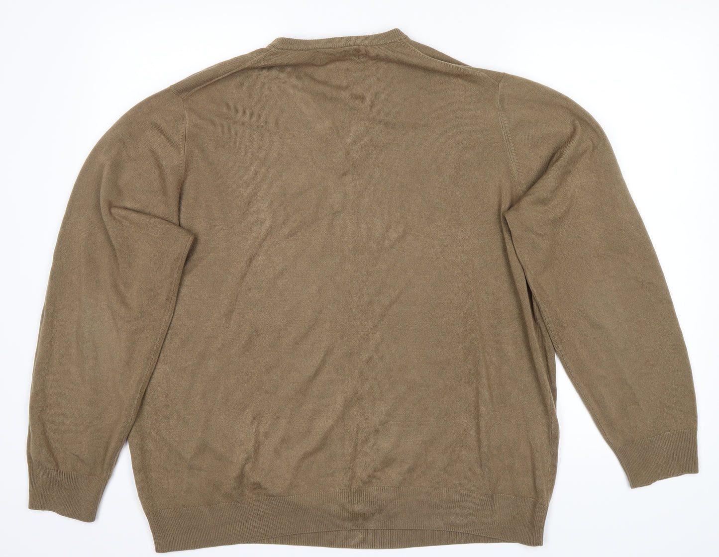 Marks and Spencer Mens Brown   Pullover Jumper Size XL