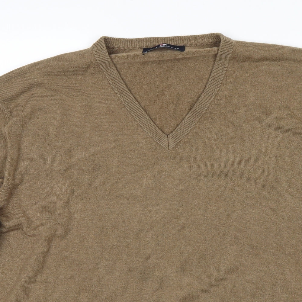 Marks and Spencer Mens Brown   Pullover Jumper Size XL
