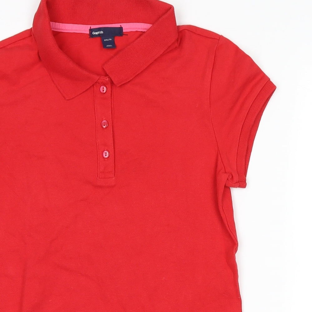 Gap kids Boys Red   Basic Polo Size 13 Years