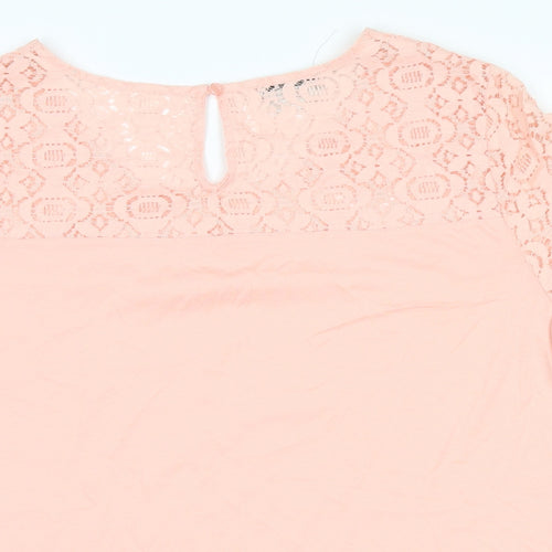 VanHeusen Womens Pink   Basic Blouse Size XL