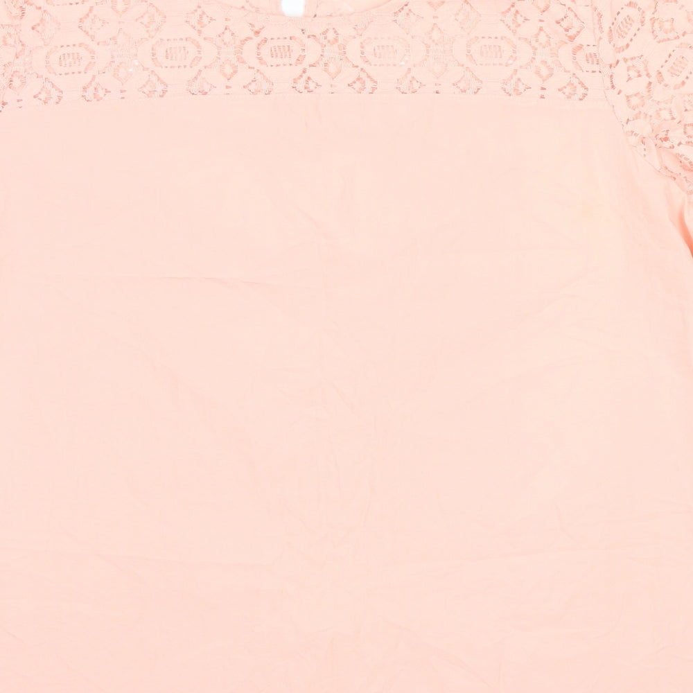 VanHeusen Womens Pink   Basic Blouse Size XL