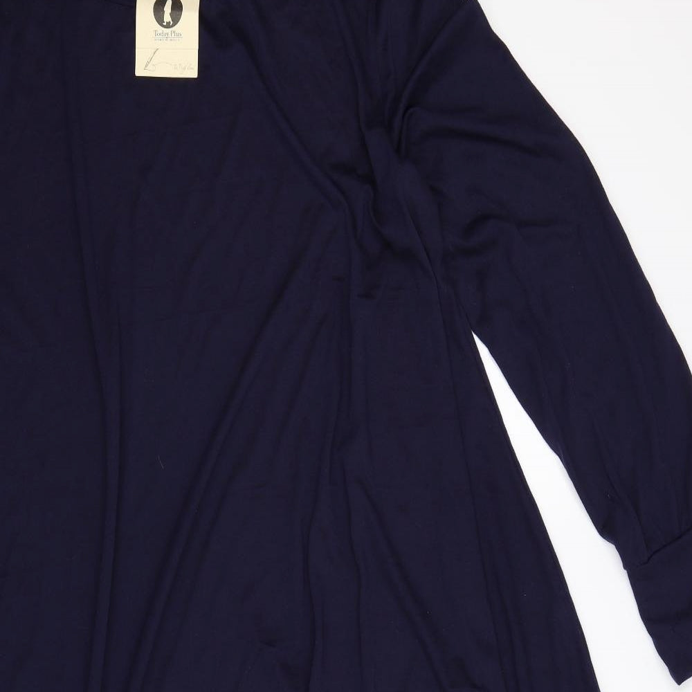 tpday plus Womens Blue   Jumper Dress  Size 3XL