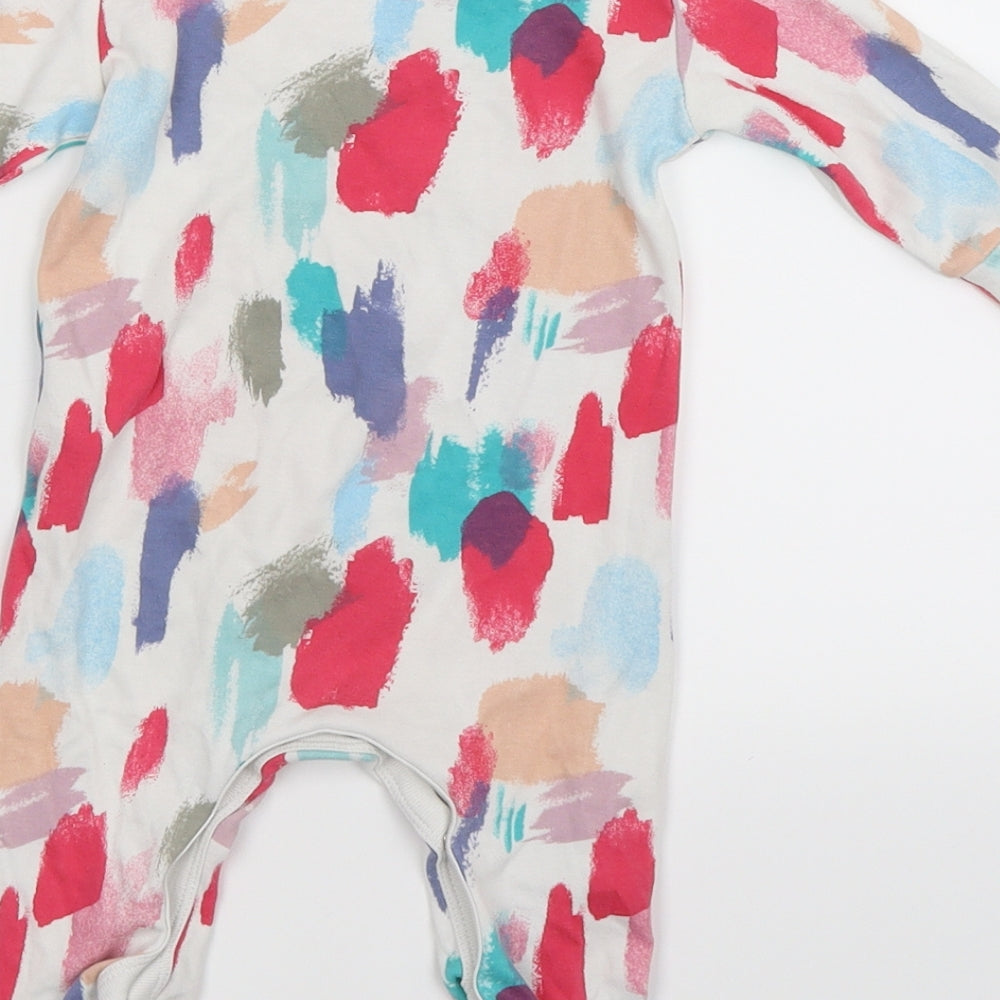 NEXT Girls Pink Geometric  Babygrow One-Piece Size 3-6 Months  - little sister