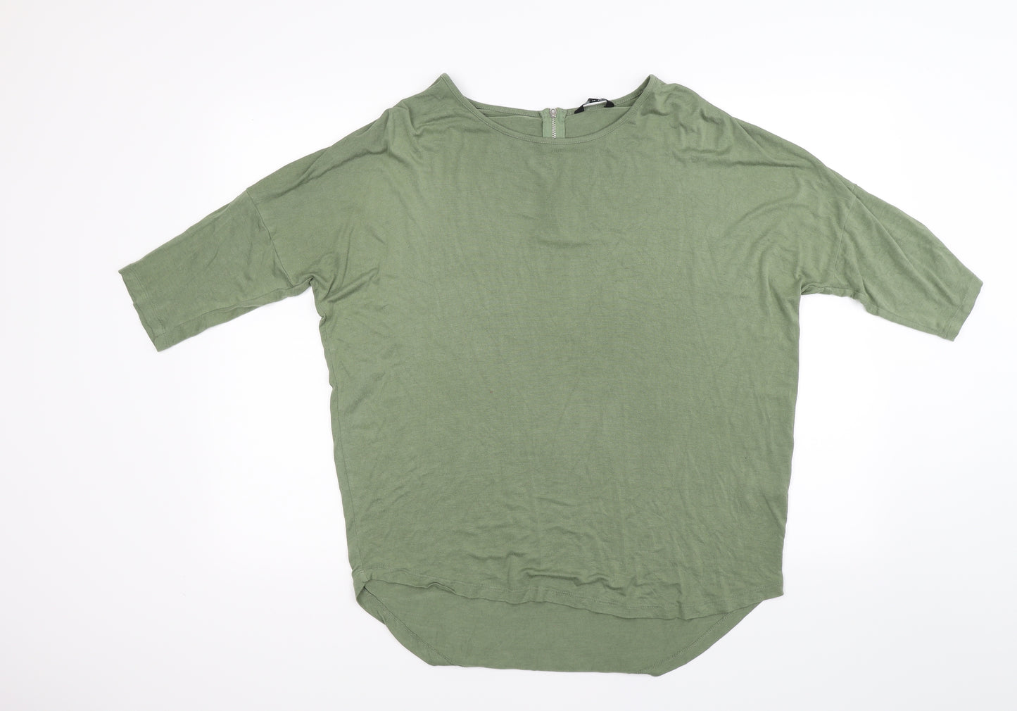 Peacocks Womens Green   Tunic T-Shirt Size 14