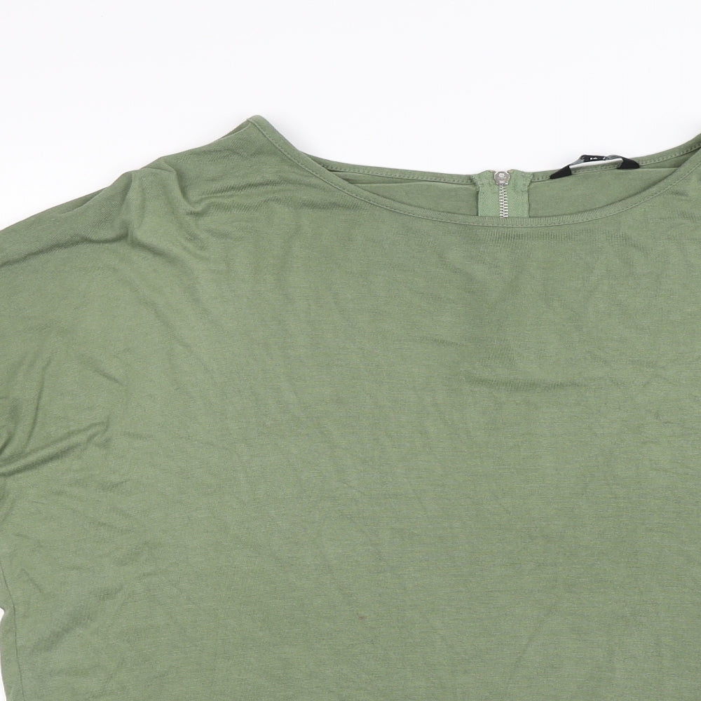 Peacocks Womens Green   Tunic T-Shirt Size 14