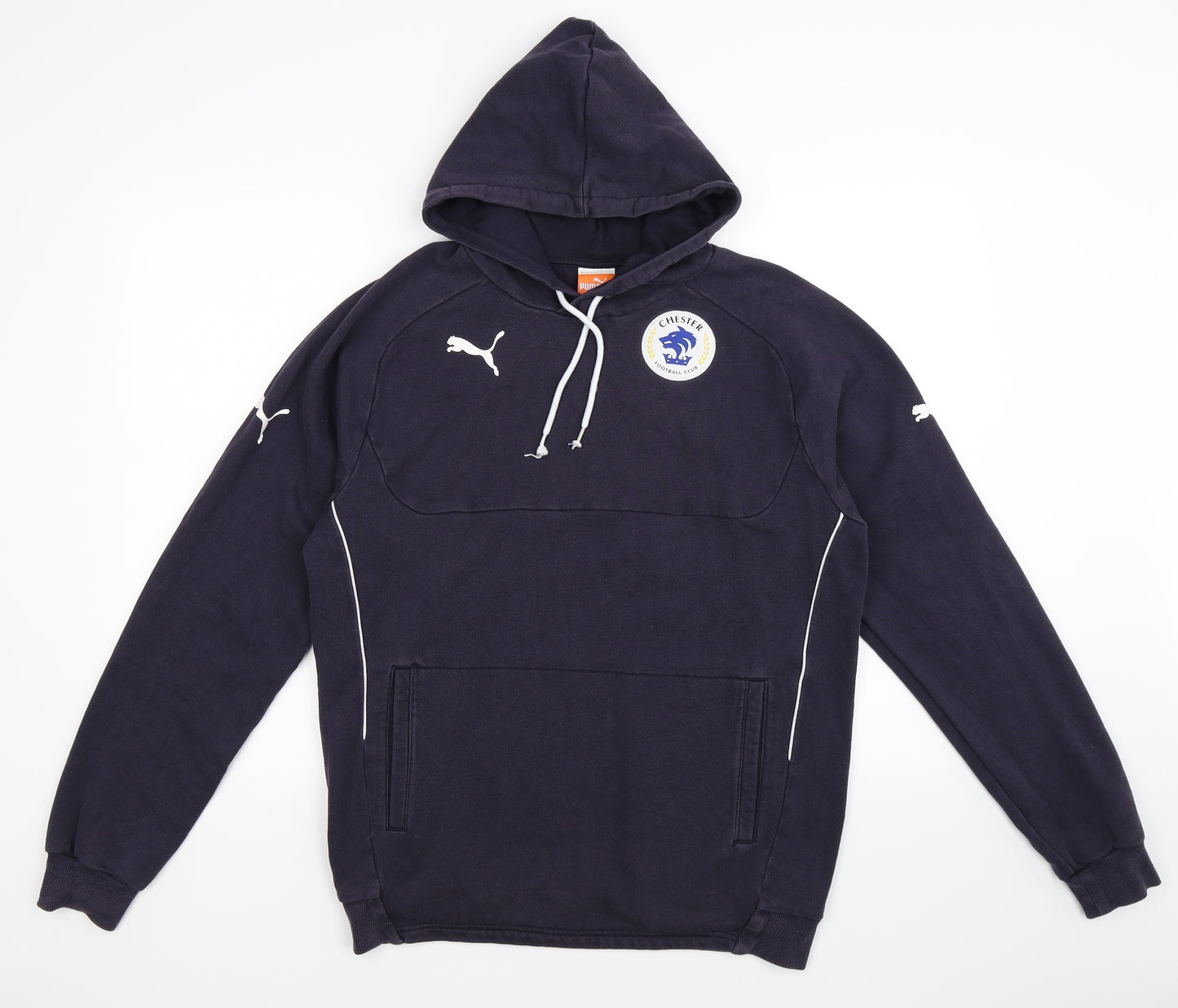 PUMA Mens Blue   Pullover Hoodie Size M  - Chester FC