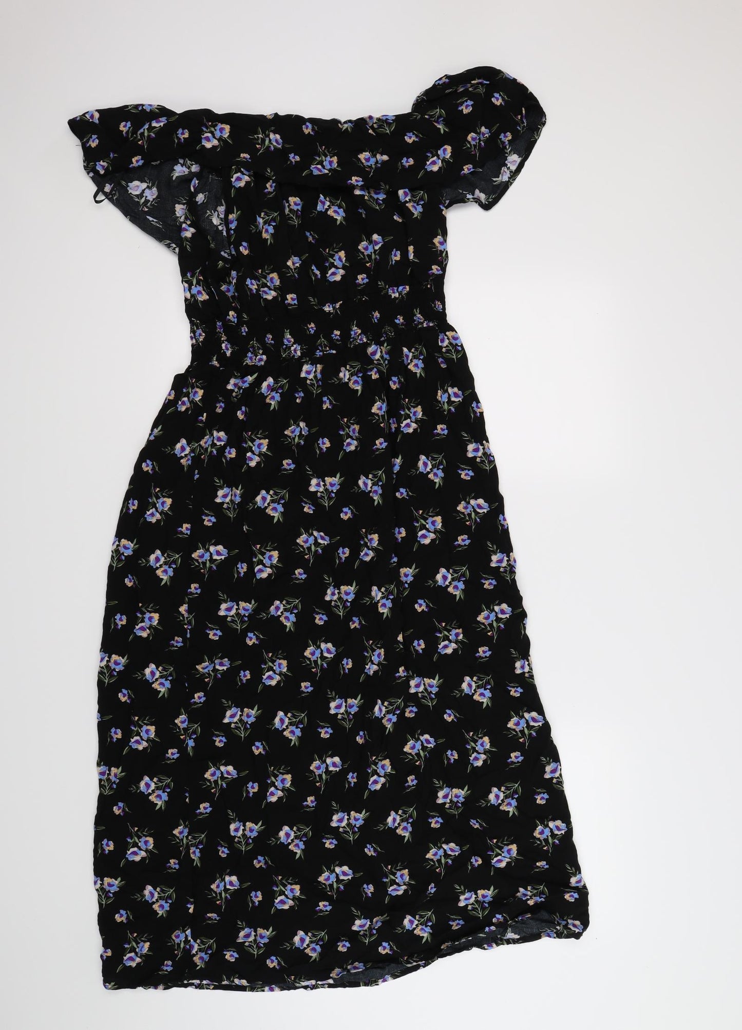 casual twenty4 Womens Black Floral  Maxi  Size 18