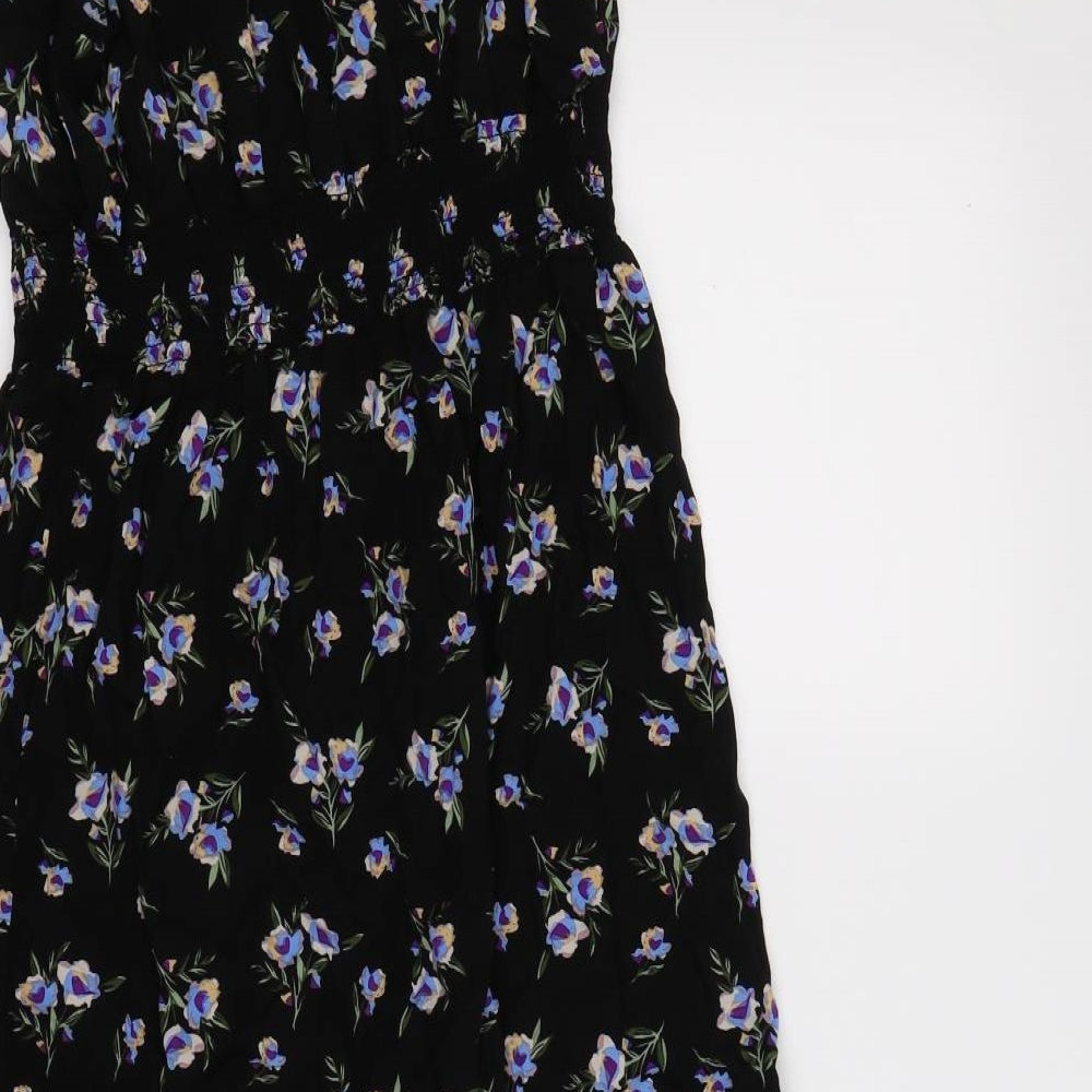 casual twenty4 Womens Black Floral  Maxi  Size 18