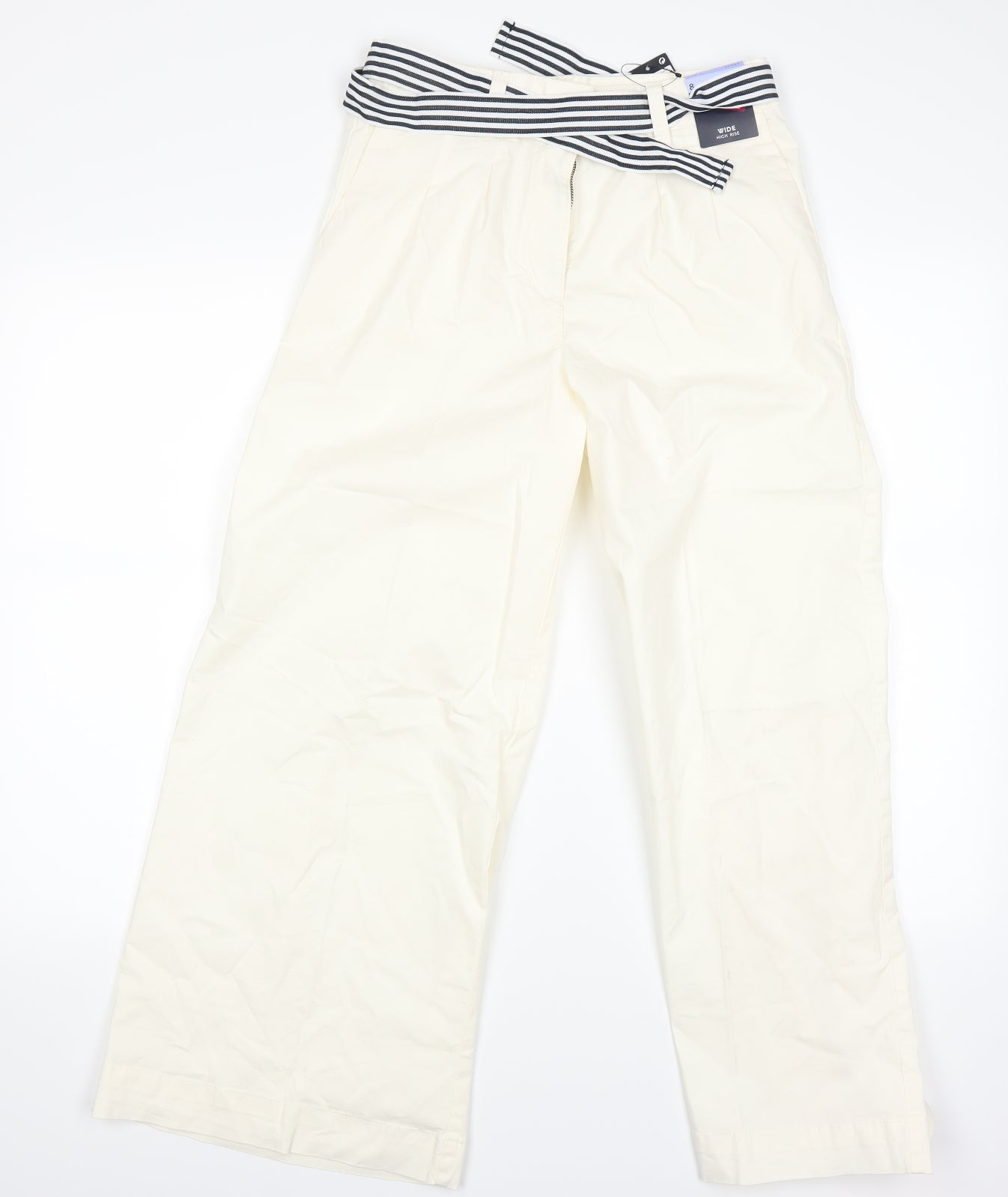 Marks and Spencer Womens Beige   Trousers  Size 8 L30 in
