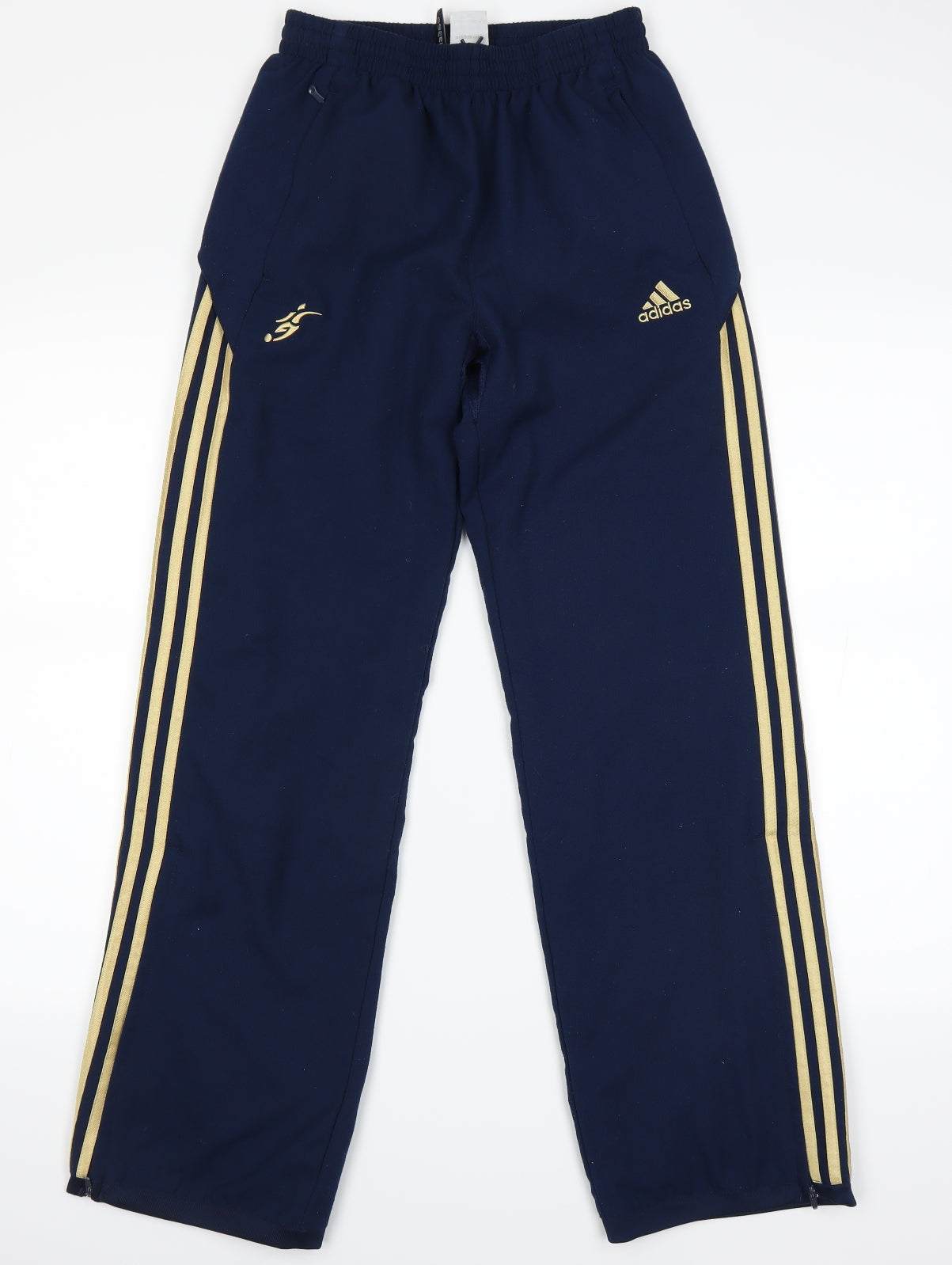 adidas Mens Blue   Rain Trousers Trousers Size 30 L23 in
