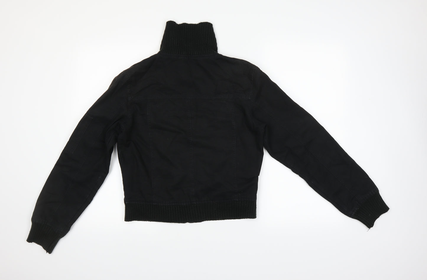 New Look Womens Black   Bomber Jacket Coat Size 10