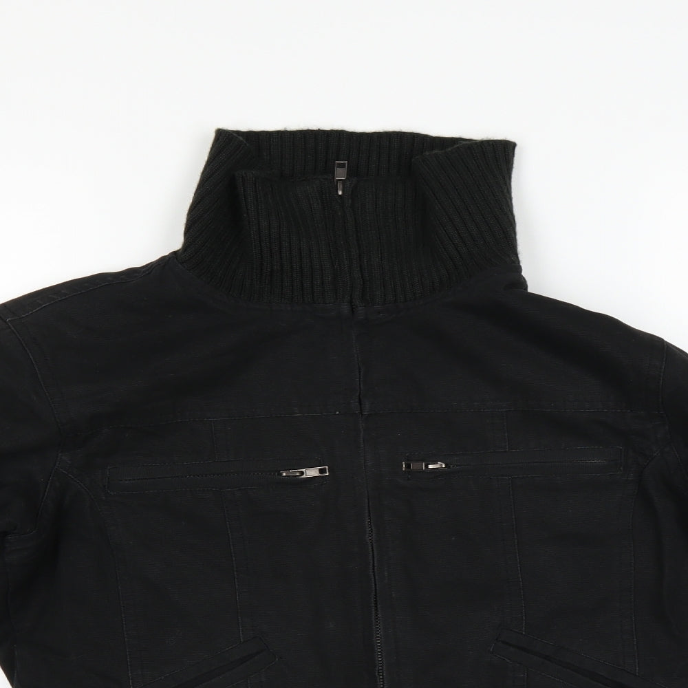 New Look Womens Black   Bomber Jacket Coat Size 10