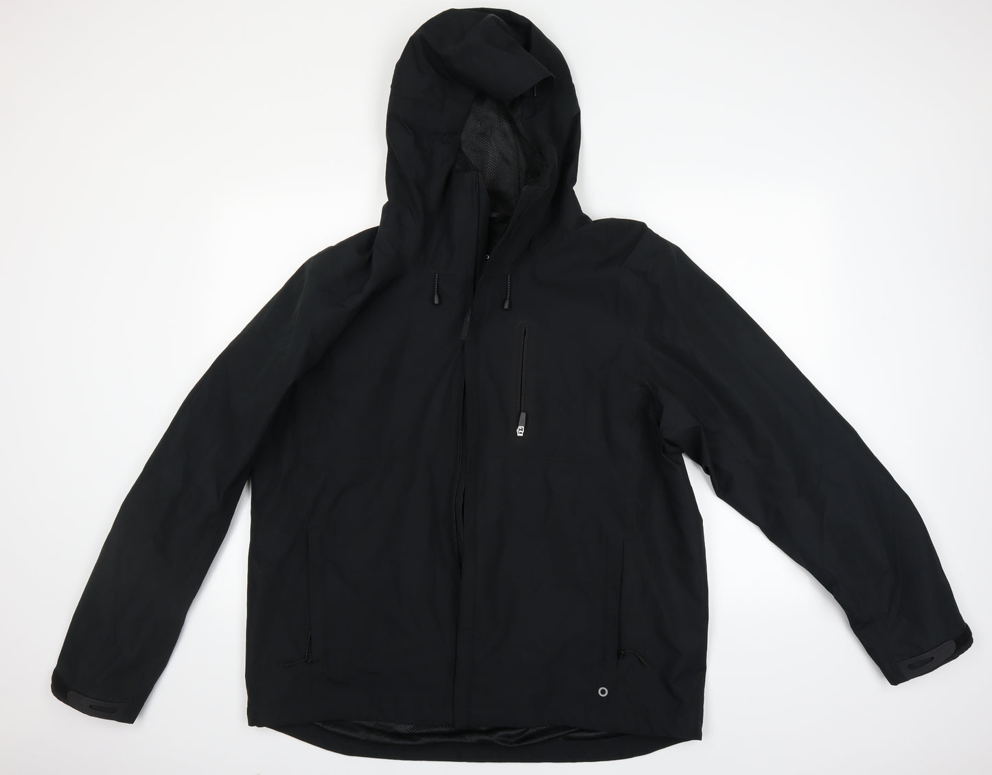 Good Move Mens Black   Rain Coat Jacket Size XL