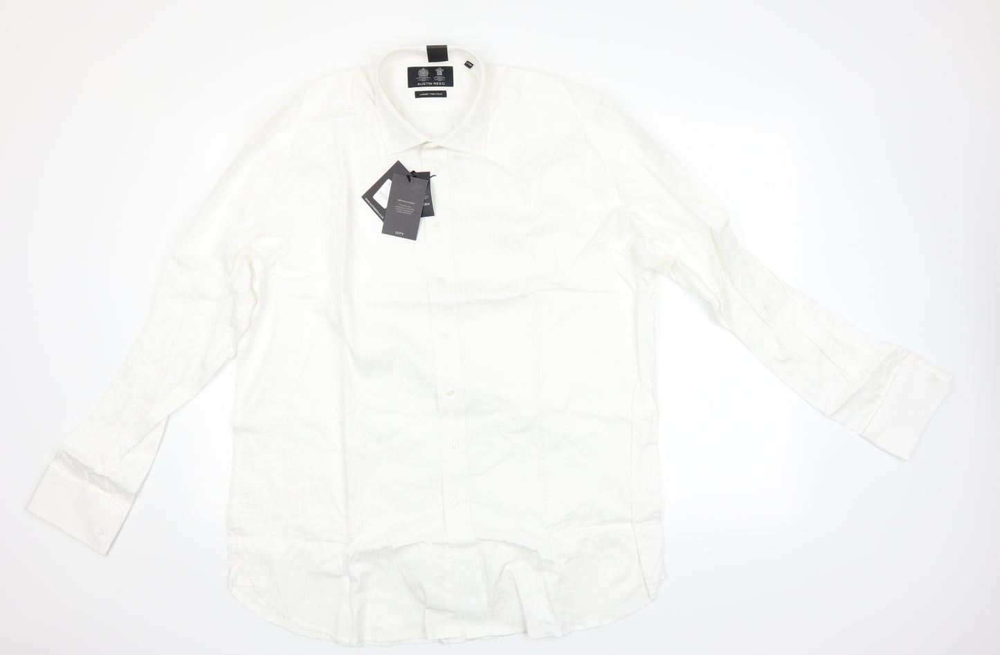 Austin Reed Mens White    Dress Shirt Size 17
