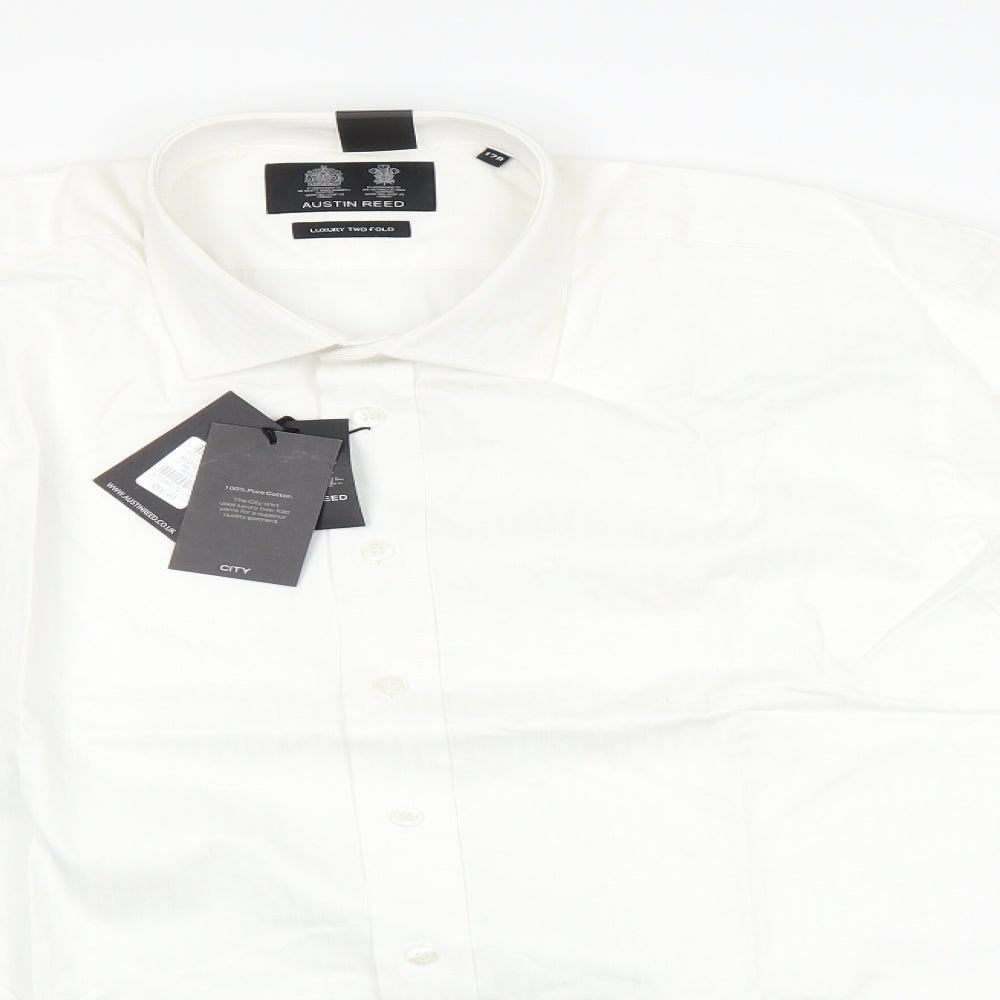 Austin Reed Mens White    Dress Shirt Size 17