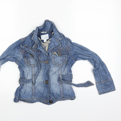 NEXT Girls Blue   Jacket Coat Size 7 Years