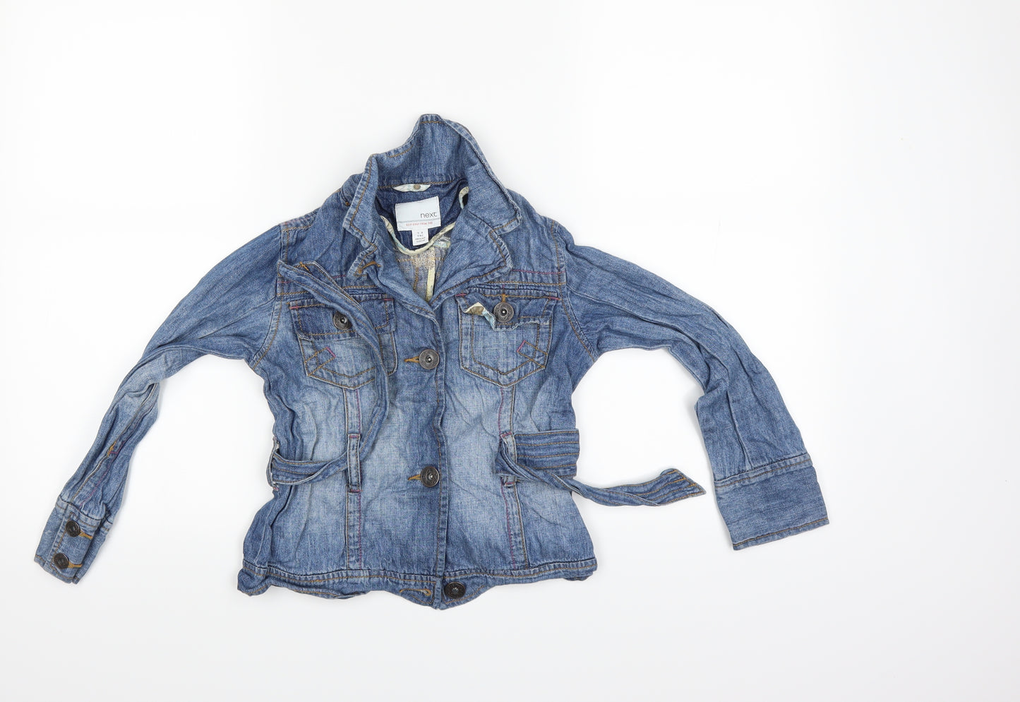 NEXT Girls Blue   Jacket Coat Size 7 Years