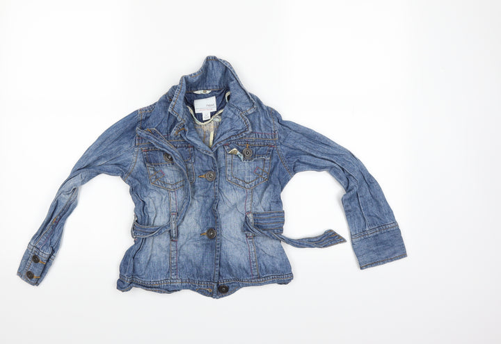 NEXT Girls Blue   Jacket Coat Size 7 Years
