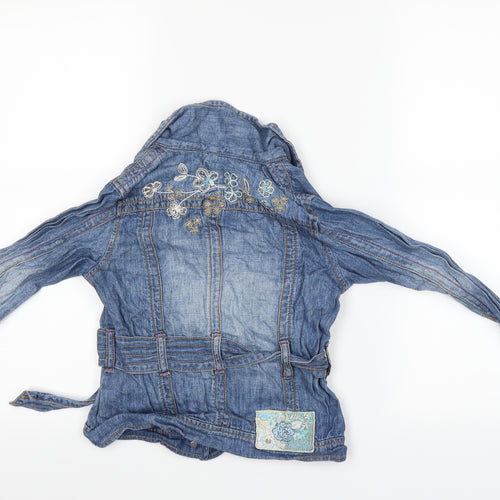 NEXT Girls Blue   Jacket Coat Size 7 Years
