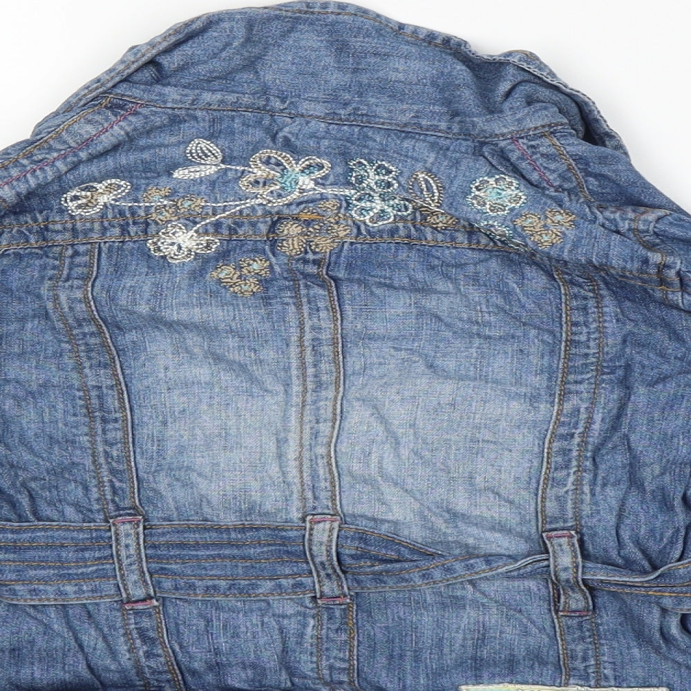 NEXT Girls Blue   Jacket Coat Size 7 Years