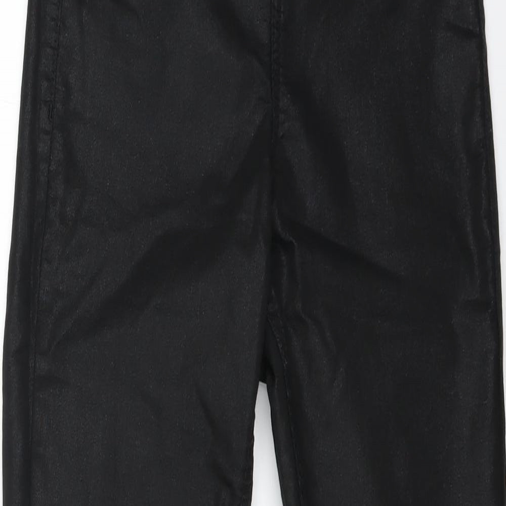 H&M Womens Black   Trousers  Size 4 L27 in