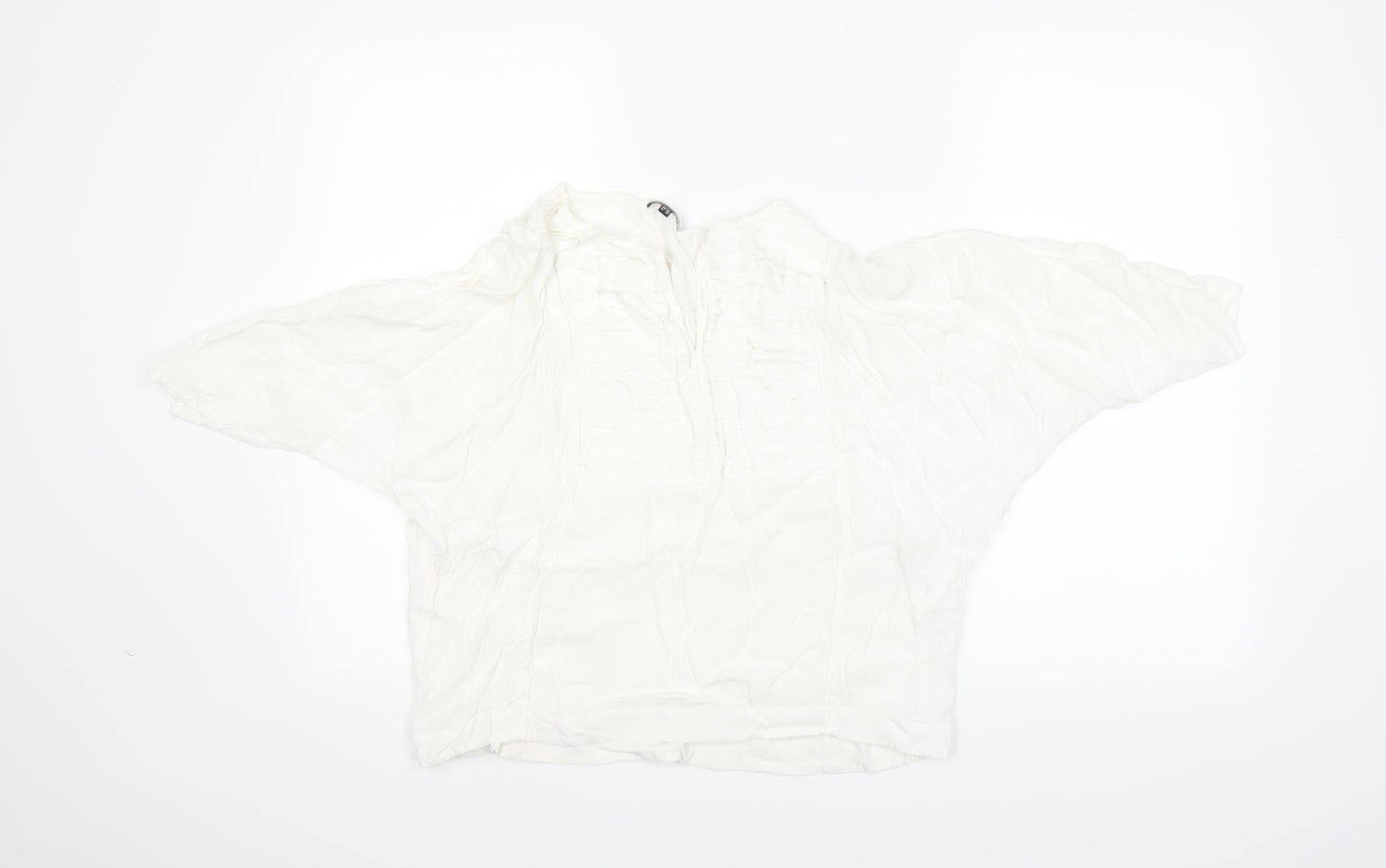 Warehouse Womens White   Basic T-Shirt Size 12
