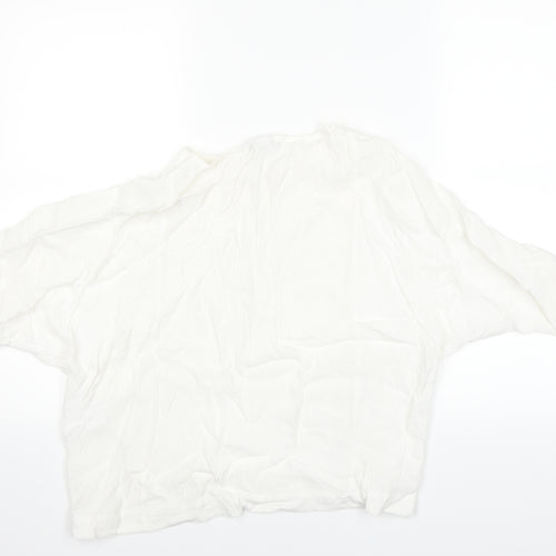 Warehouse Womens White   Basic T-Shirt Size 12