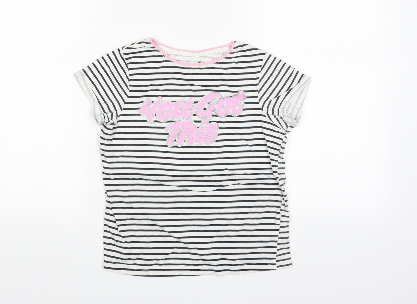 Primark Girls Multicoloured   Basic T-Shirt Size 8-9 Years