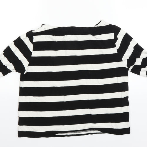 F&F Womens Multicoloured Striped  Basic T-Shirt Size 12