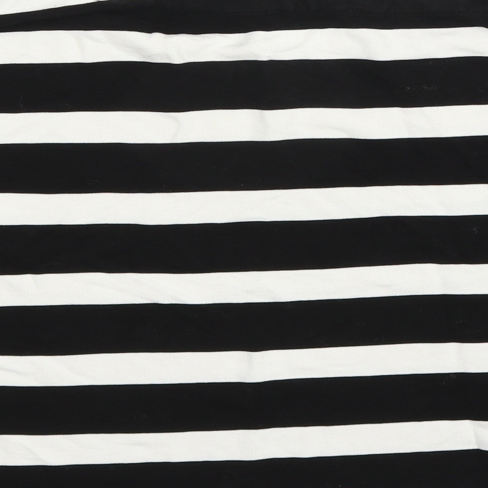 F&F Womens Multicoloured Striped  Basic T-Shirt Size 12
