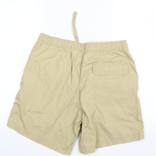 Marks and Spencer Womens Beige   Chino Shorts Size 6