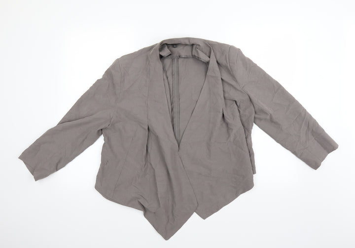 Full Circle Womens Grey   Shrug Jumper Size 14