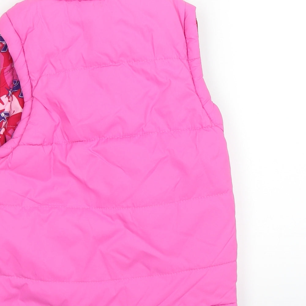 Mountain Warehouse Girls Pink   Gilet Coat Size 6-7 Years