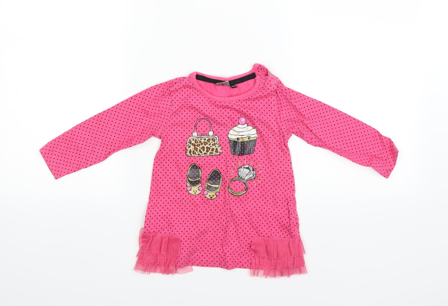Julian MacDonald  Pink   Basic T-Shirt Size 12-18 Months
