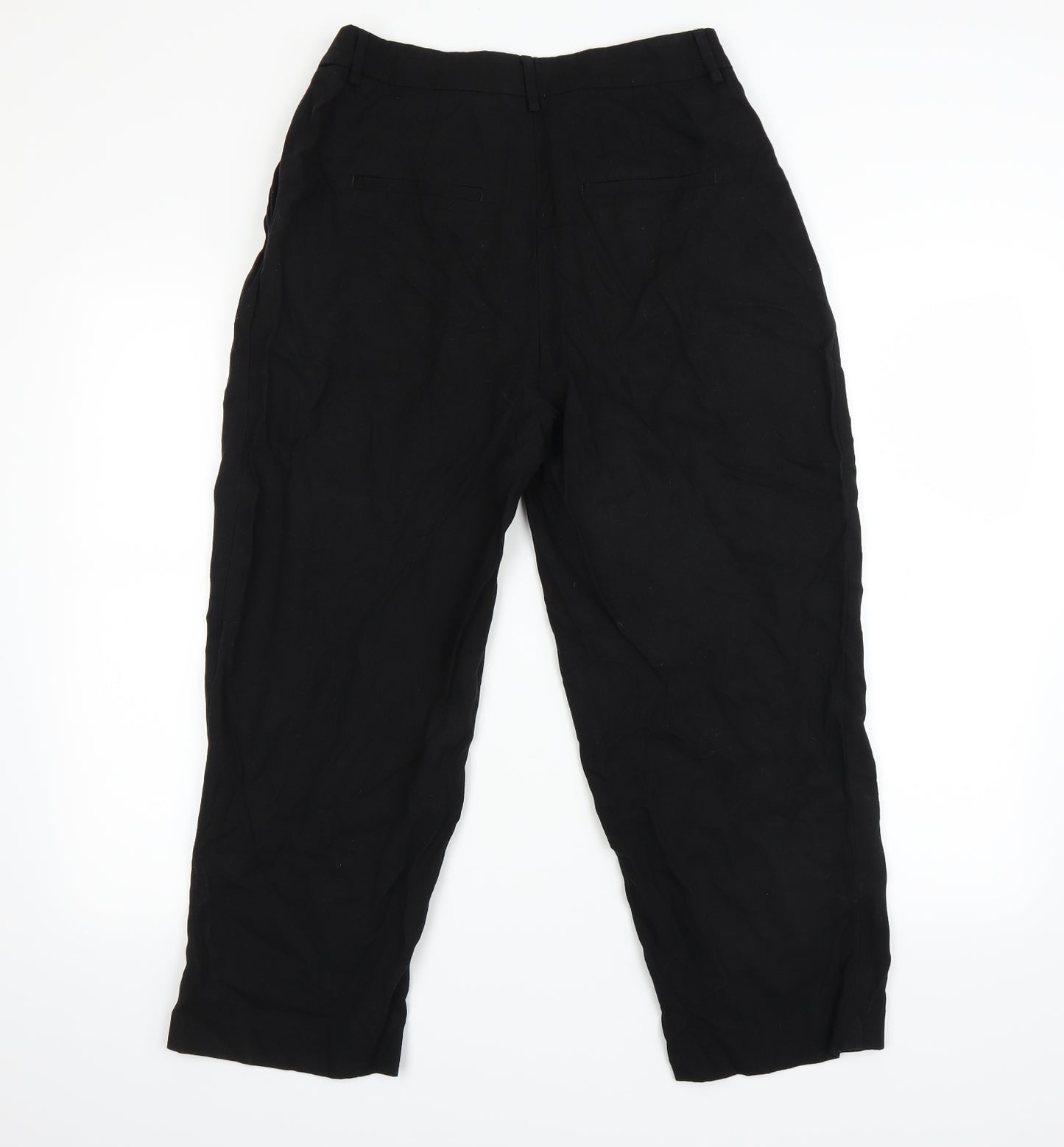 Zara Womens Black   Trousers  Size 10 L20 in