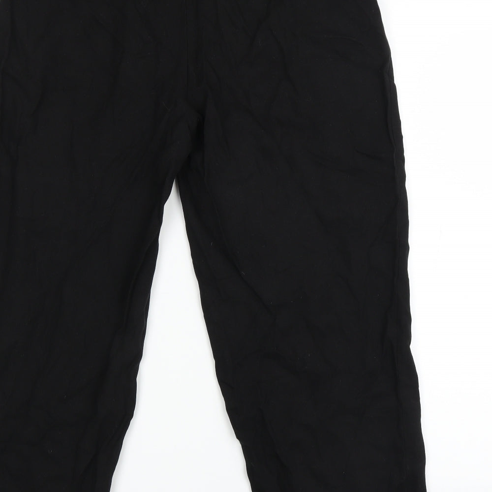 Zara Womens Black   Trousers  Size 10 L20 in