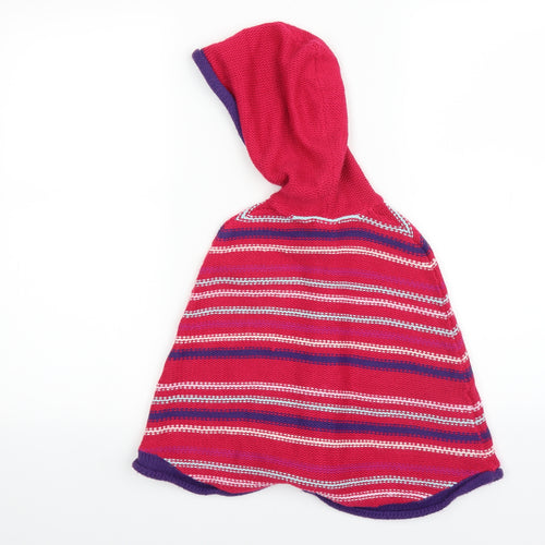 KIDS STUFF Boys Pink Striped  Pullover Jumper Size 5-6 Years