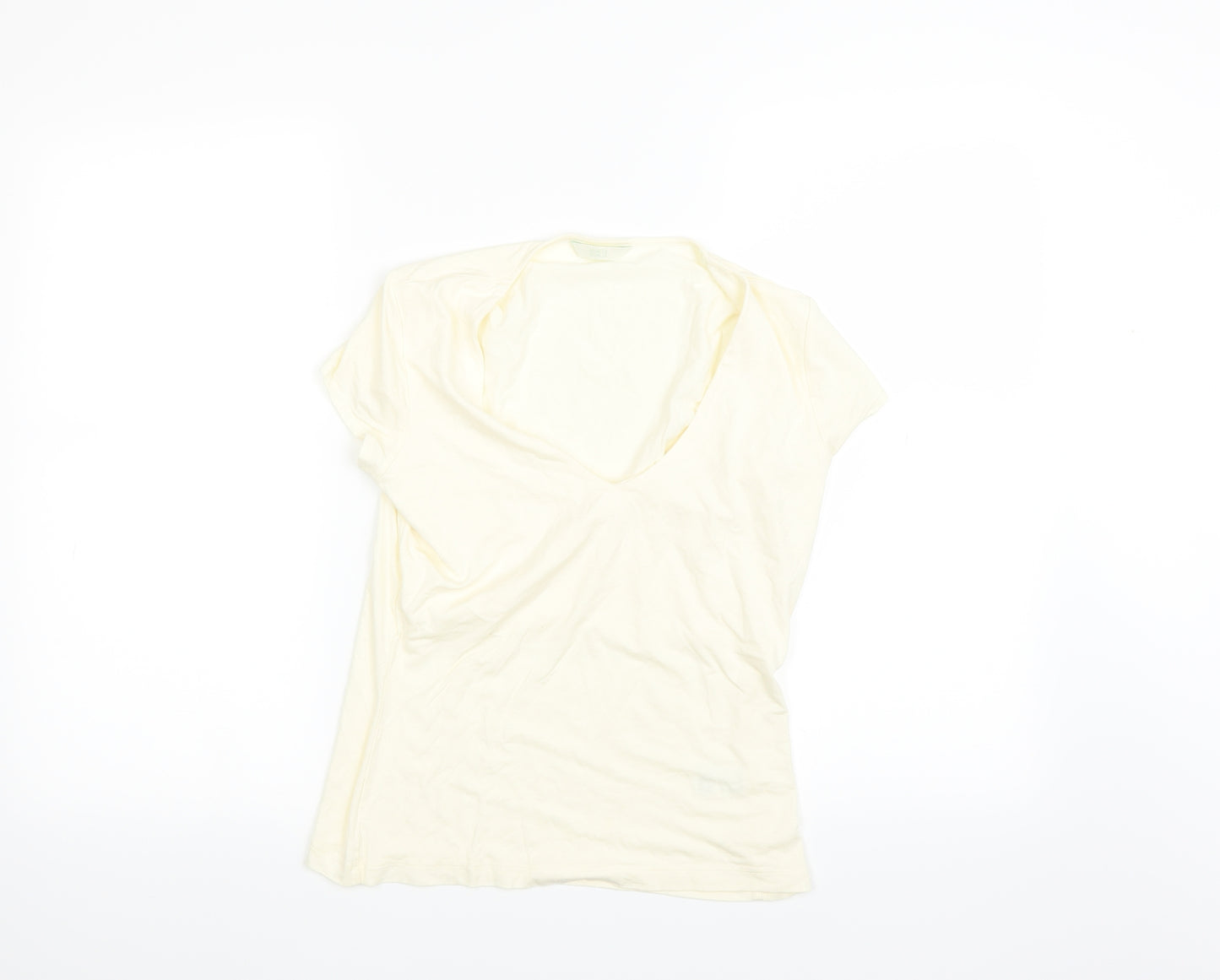 Marks and Spencer Womens White   Basic T-Shirt Size 10