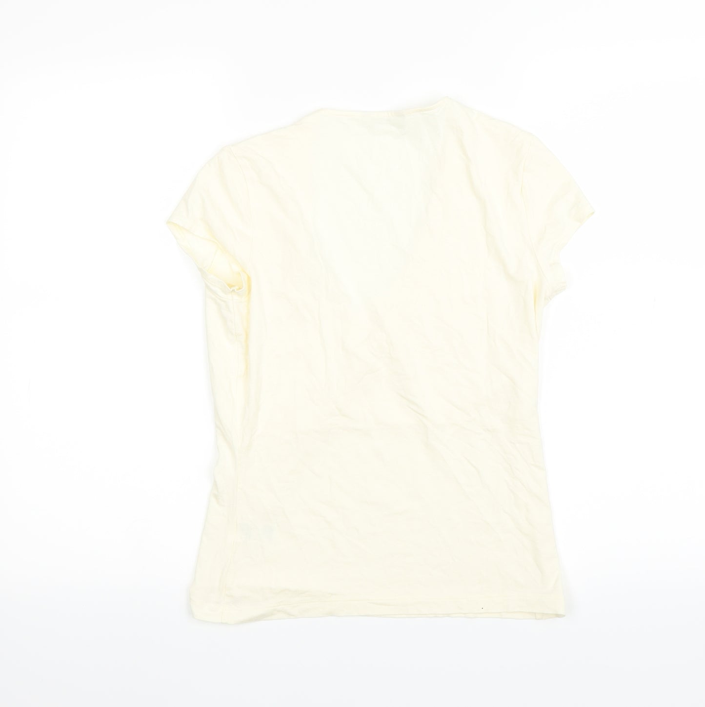 Marks and Spencer Womens White   Basic T-Shirt Size 10