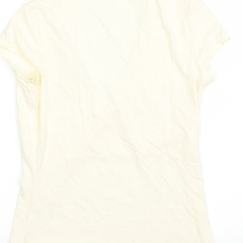 Marks and Spencer Womens White   Basic T-Shirt Size 10
