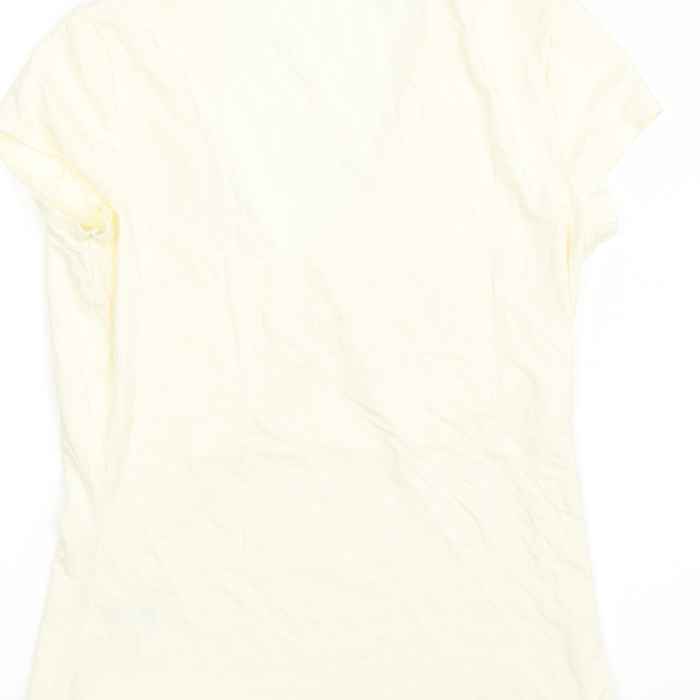 Marks and Spencer Womens White   Basic T-Shirt Size 10